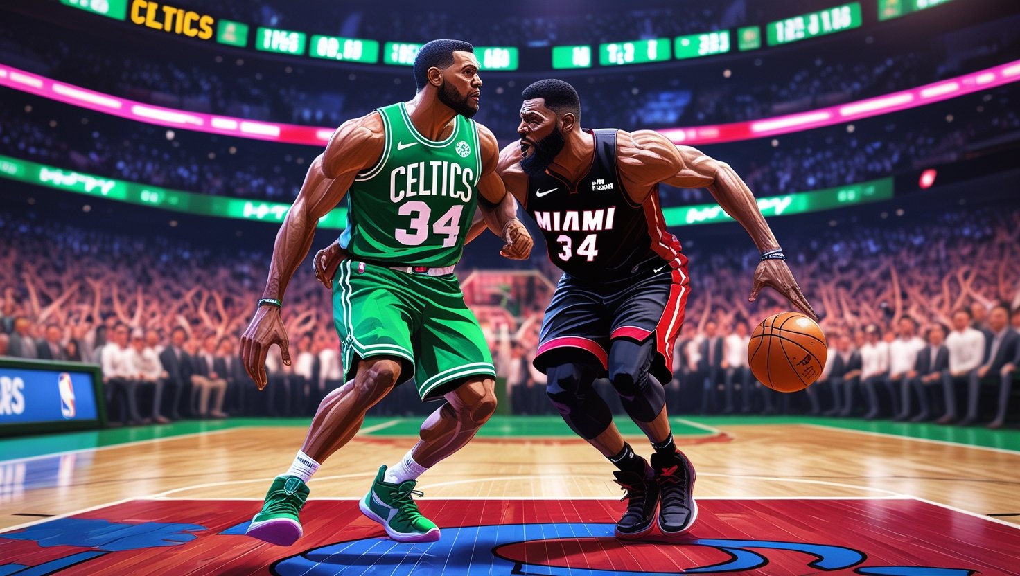 miami heat vs boston celtics match player stats